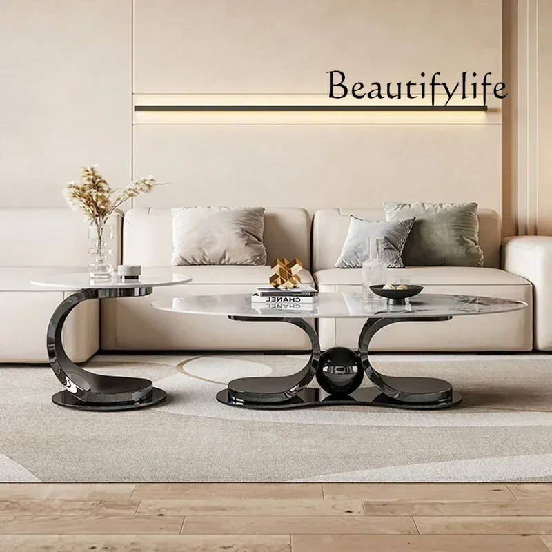 

W Luxury Design Coffee Tables Modern Storage Desk Computer Writing Nordic Table Living Room Mesa Auxiliar Salon Balcony Furnitu