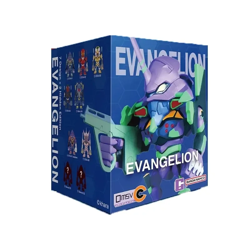 Bandai Qmsv-C Evangelion New Century Evangelion Blind Box Eva Prototype Figure Trendy Plaything Gift