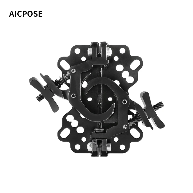 Stage Light Hook Folding Clamp Aluminum Truss Pipe Clamp Load-Bearing 200 kg Suitable for 230W Beam Light Accessories