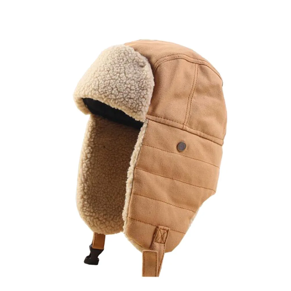 

Adjustable Winter Earflap Cap Thickened Windproof Warm Hat for Men Women Outdoor Skiing Snowboarding Cycling Hiking Camping