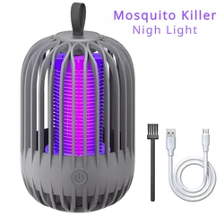 Portátil anti-mosquito luzes assassino repelente lâmpada usb bug zapper interior casa insetos moscas caçador lâmpadas para gravida crianças