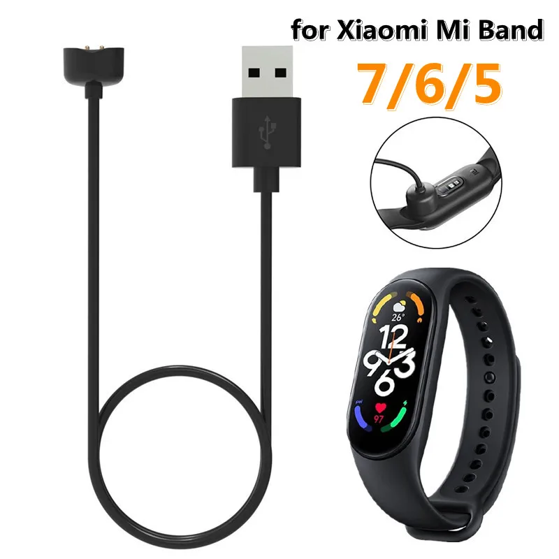 

Магнитный зарядный USB-кабель для Xiaomi Mi Band 7 6 5, зарядное устройство, провод, адаптер для MiBand 7/6/5, док-станция для быстрой зарядки умных часов