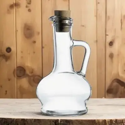 

Glass Bottle With Handle Sealed Storage Jar For Kitchen Sauce Container Household Transparent Tank Multifunction Can Oil Storage