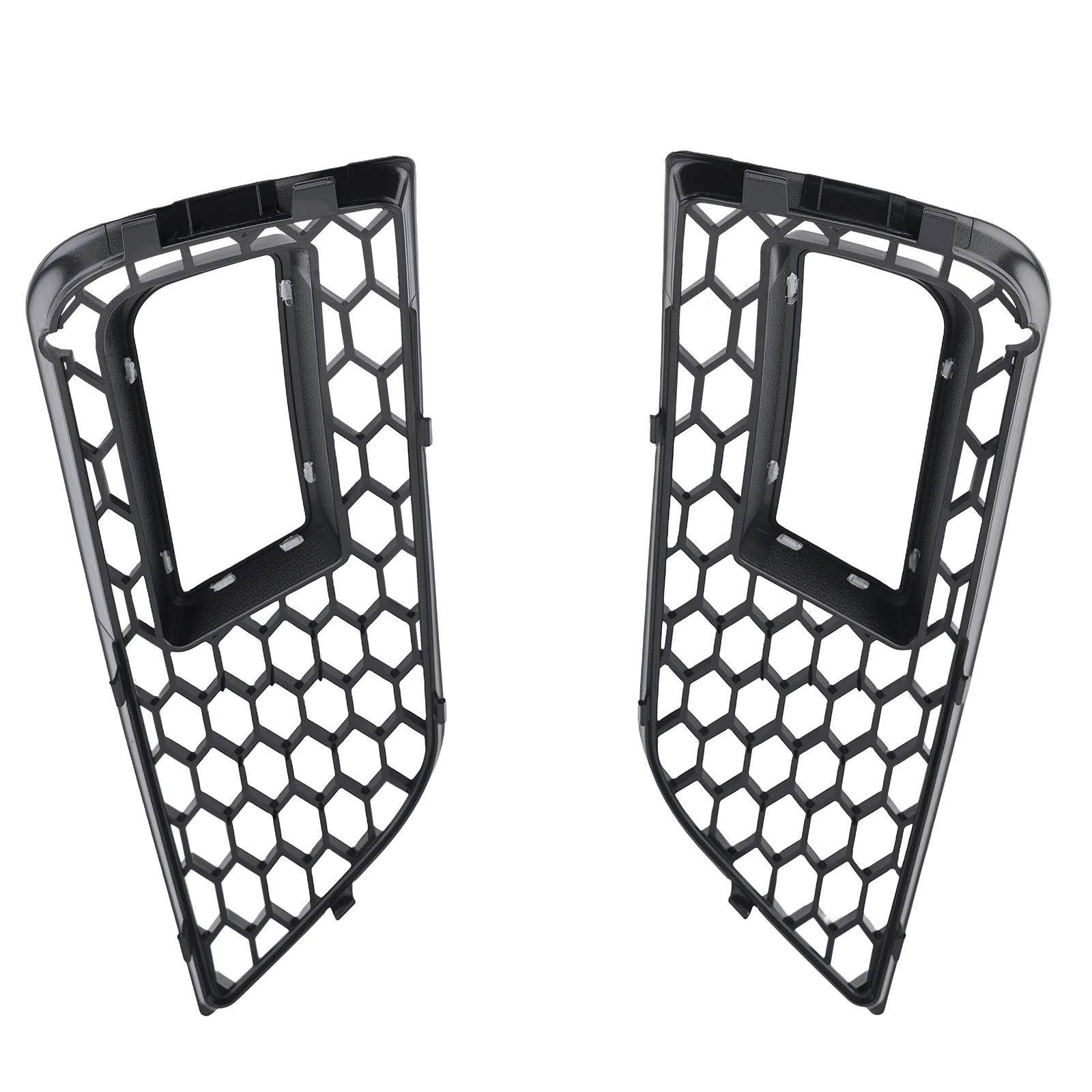 

Pair Front Bumper Fog Light Grille Cover for Audi A4 B8.5 13-2016 8K0807682K01C