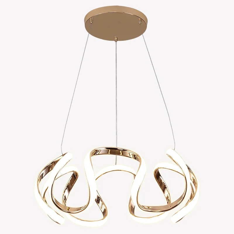 Nordic Luxury Dining Room Chandelier Simple Creative LED Ceiling ChandelierS with Remote Control Modern Hanging Lamp