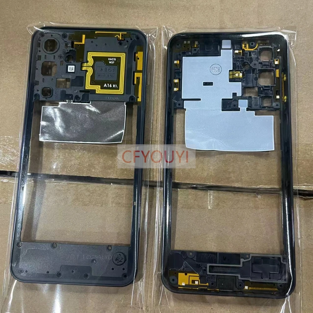 For Samsung Galaxy A15 4G A155 / A16 5G A166B Middle Frame Bezel Plate Housing Replacement Part