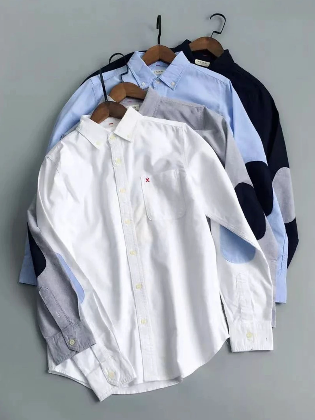 

Мужская длинная ткань Sve Ox, двойная хлопковая подставка, подходит для модного городского сна, дышащая, удобная, весна-осень, зима...