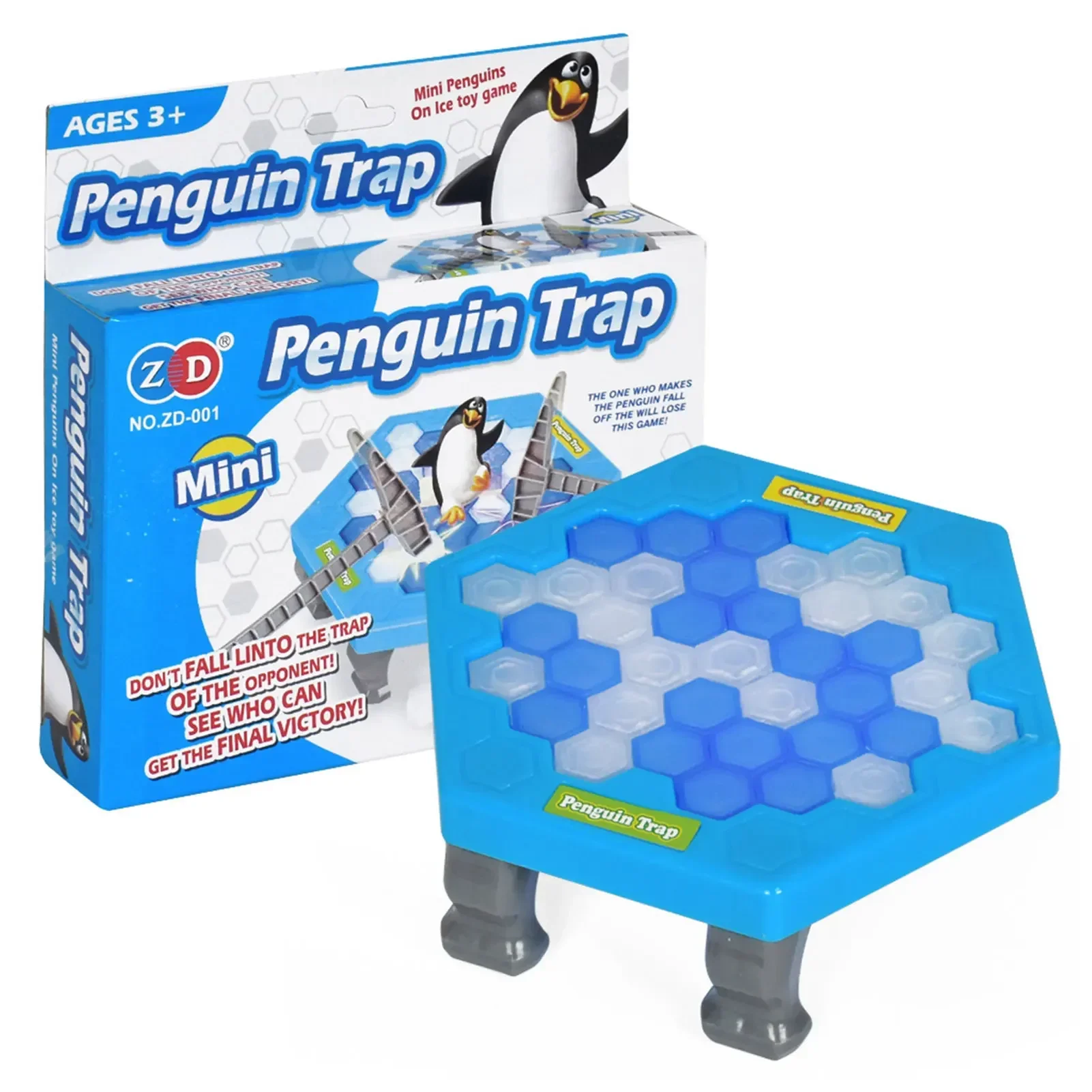 Break Ice Block Save Penguin Mini Penguin Trap Parent-child Interactive Entertainment Indoor Board Game Toys For Kid Family