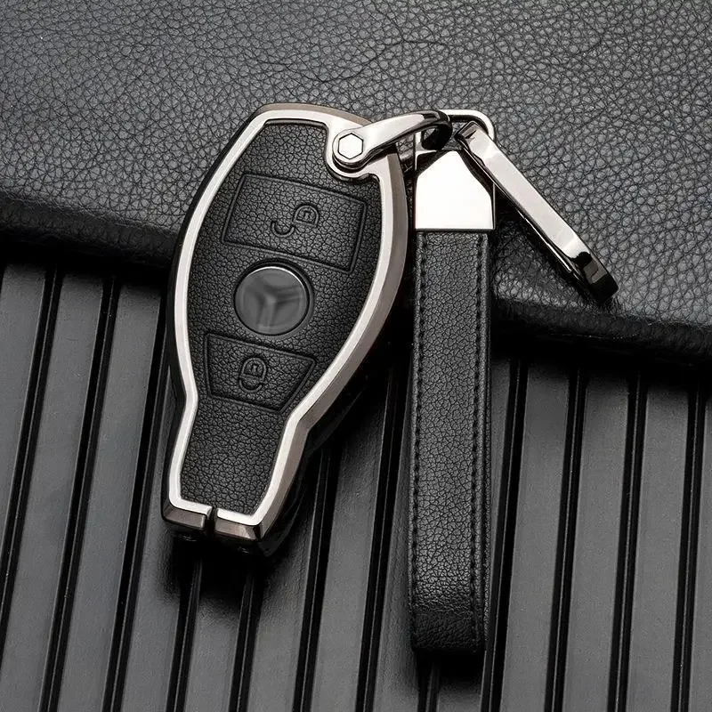 For Mercedes Benz E300L key protection case old model all inclusive glcV260/glb200 Vito S-Class GLE350 shell glk300 buckle