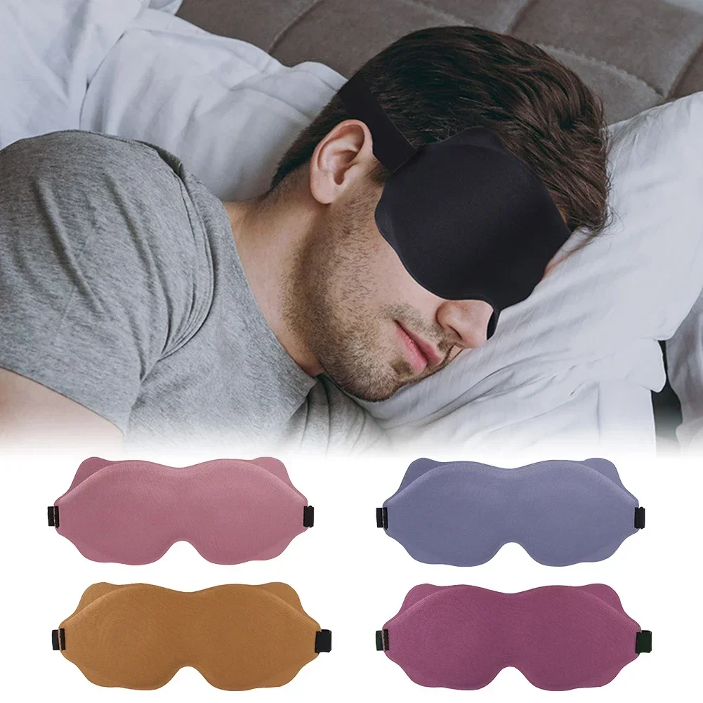 3D Sleeping Mask Memory Foam Block Out Light Sleep Mask Eye Shade Blindfold for Eye Sleep Masker Sleeping Aid Face Mask Eyepatch