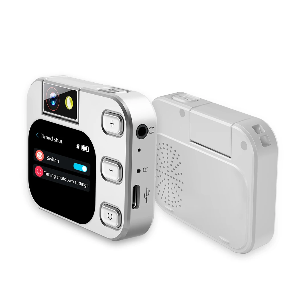 Yaergor X19 Mini MP3 Музыкальный плеер 2,01 дюйма Сенсорный экран Type-C Walkmen Blue tooth Читание электронных книг FM-радио Голосовая камера Рекордер
