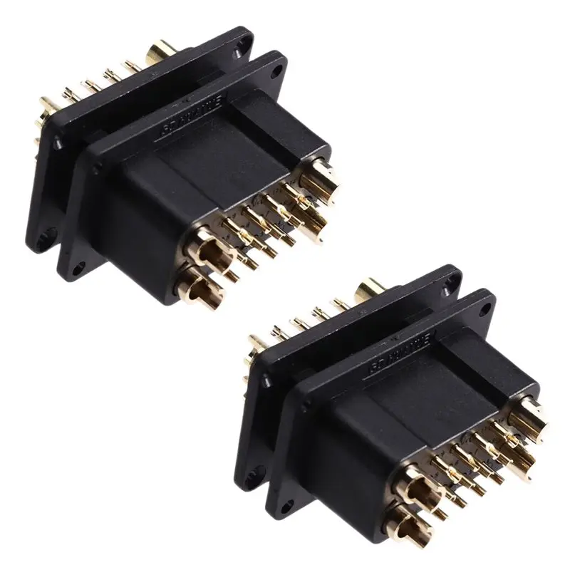 Superior-High Current 90A For RC Model Socket Power Connector 2Pairs 4+ 12 Pin Controller Plug With Anti-Reverse Insertion Desig
