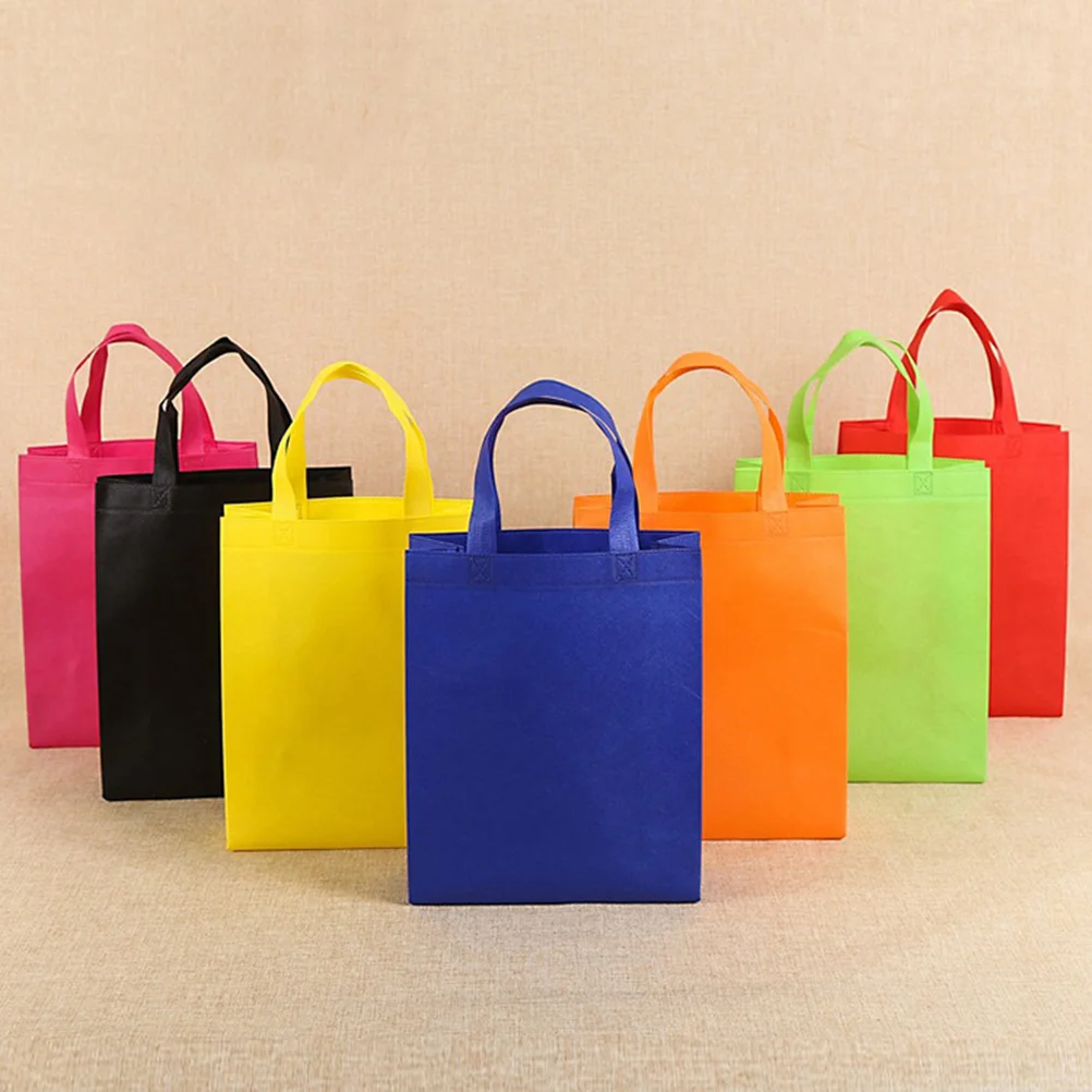 

30 PCS Reusable Shopping Sacks Tote Bags Non-woven Handbag Foldable Nonwoven Storage