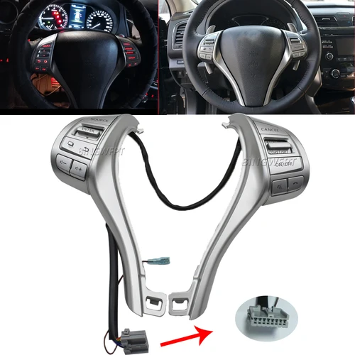 Interruptor de Control de combinación de volante multifunción 25550-3TA3A para Nissan Altima 2013-2018 NAVARA 2017-2021 Tiida 2016-2020