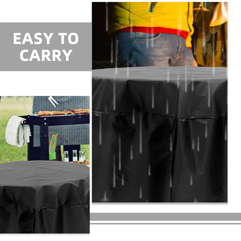 

210D Waterproof Bbq Cover Grill Protector Outdoor Kettle Stove Bonfire Durable Oxford Cloth Portable Pit Dome Smoker Heavy Duty