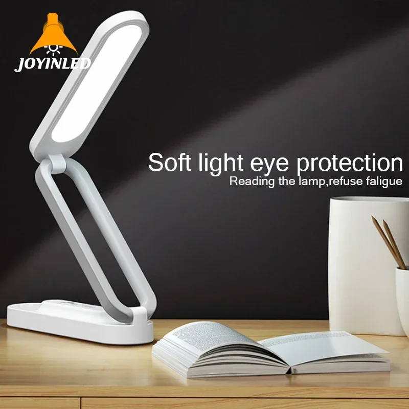 

Eye Protection LED Folding Desk Lamp 3-Level Dimming Lighting Table Lamps Reading Bedside Living Bedroom Charging Night Light