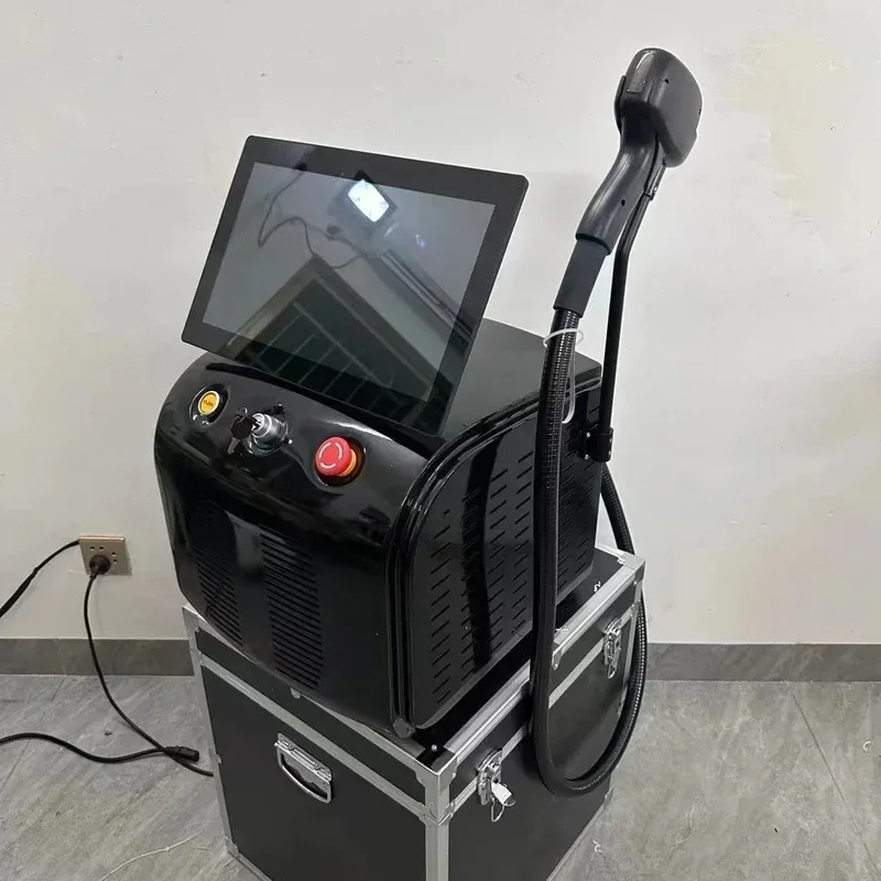 2026 Portable 4 Wave Alma Soprano Ice Titanium Professional 808nm Diode Laser Body Face Hair Removal Machine 4000w