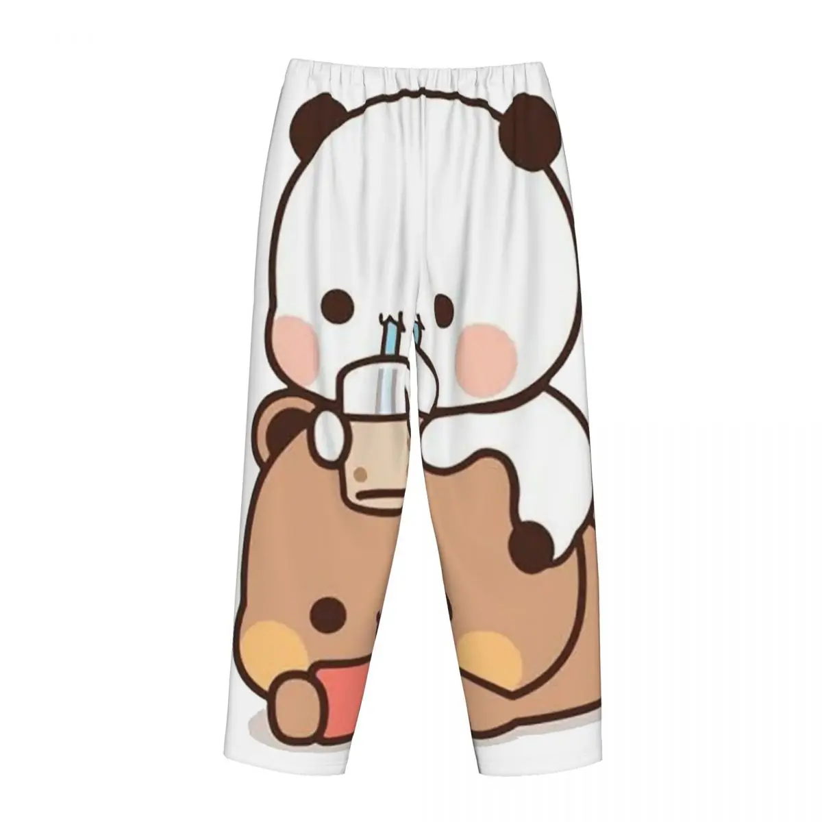 Custom Bear And Panda Bubu Dudu Balloon Women Pajama Pants Lounge Sleep Sleepwear Bottoms with Pockets