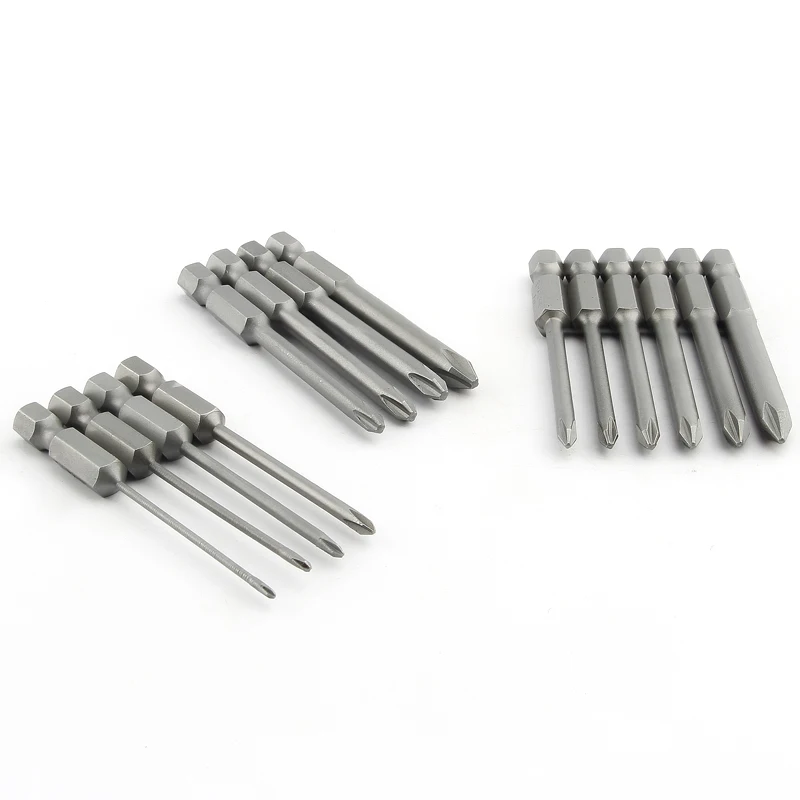 

65mm Length Magnetic Electric Screwdriver Cross Wind Head S2 Steel Screw Driver Bit Sets 1.6/2/2.5/3/3.5/4/4.5/5/6mm