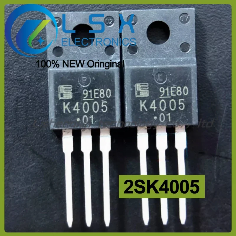 10pcs 2SK4005 K4005 TO220F 6A 900V New and Original