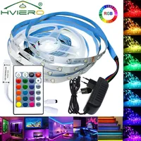 RGB 5050 Led Strip Lights 24Key IR Controller 5M 10M 150Led Wall Lamp Flexible Ribbon DC 12V For Room Light Decor TV Backlights