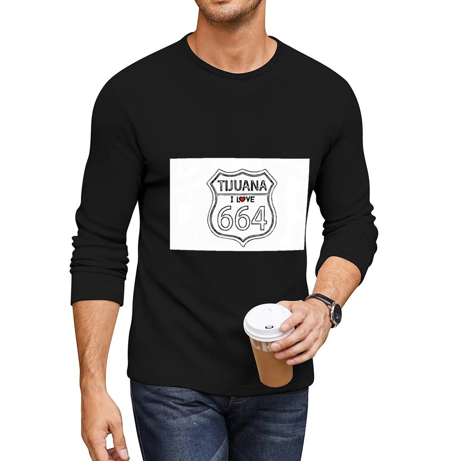 

I Love Tijuana Long T-Shirt quick drying shirt oversized t shirt man clothes boys t shirts mens workout shirts