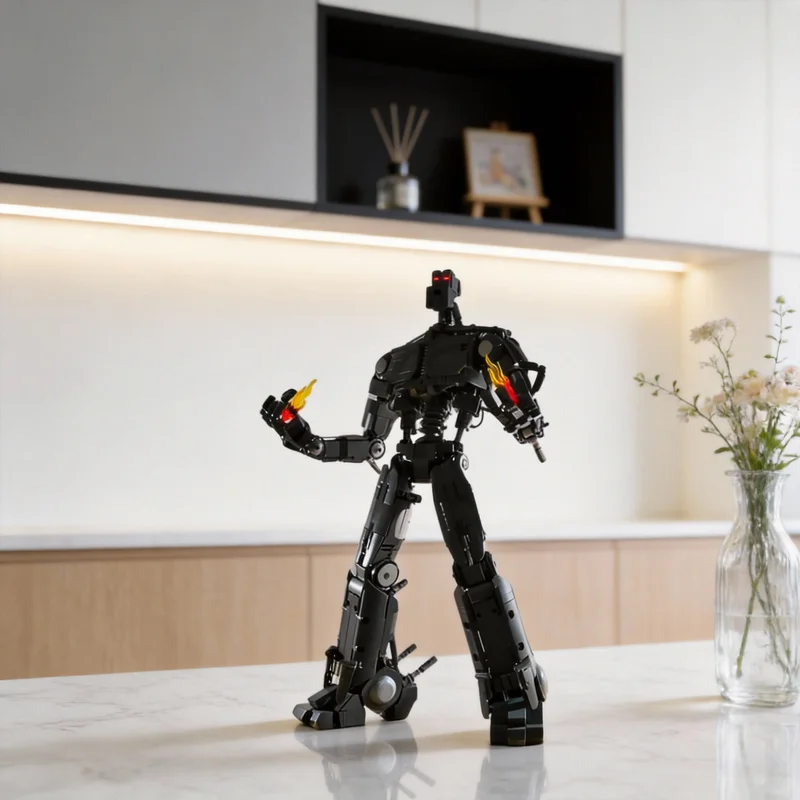 

Набор строительных блоков MOC Mata Nui Has Risen Bionicle, 1612 деталей, модель для декора стола, украшение для рабочего стола, домашний декор, подарок для детей