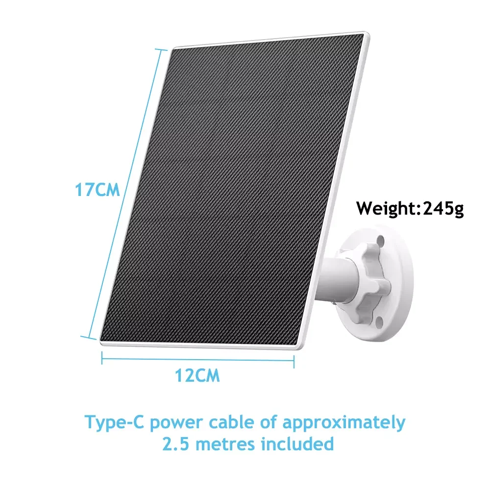 Jennov 2Pcs Solar Panel Security Cameras Wireless Outdoor 3MP 2K Battery Powered Cameras