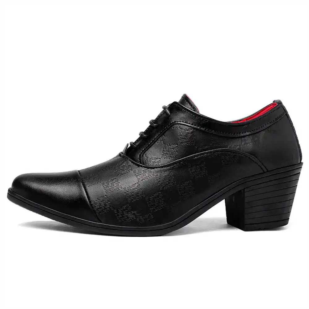 Increase Height Ceremony Shoes 45 Woven Casual Boot Man Sneakers Red Black Sport Seasonal Tines Snekaers Cosplay Choes