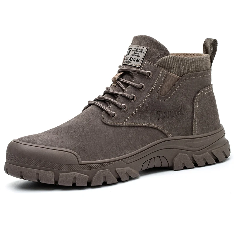 Work SafetyShoes For Men Anti-puncture Indestructible Work Shoes Fashion work shoes Outdoor Work Shoes Steel Toe Cap boots