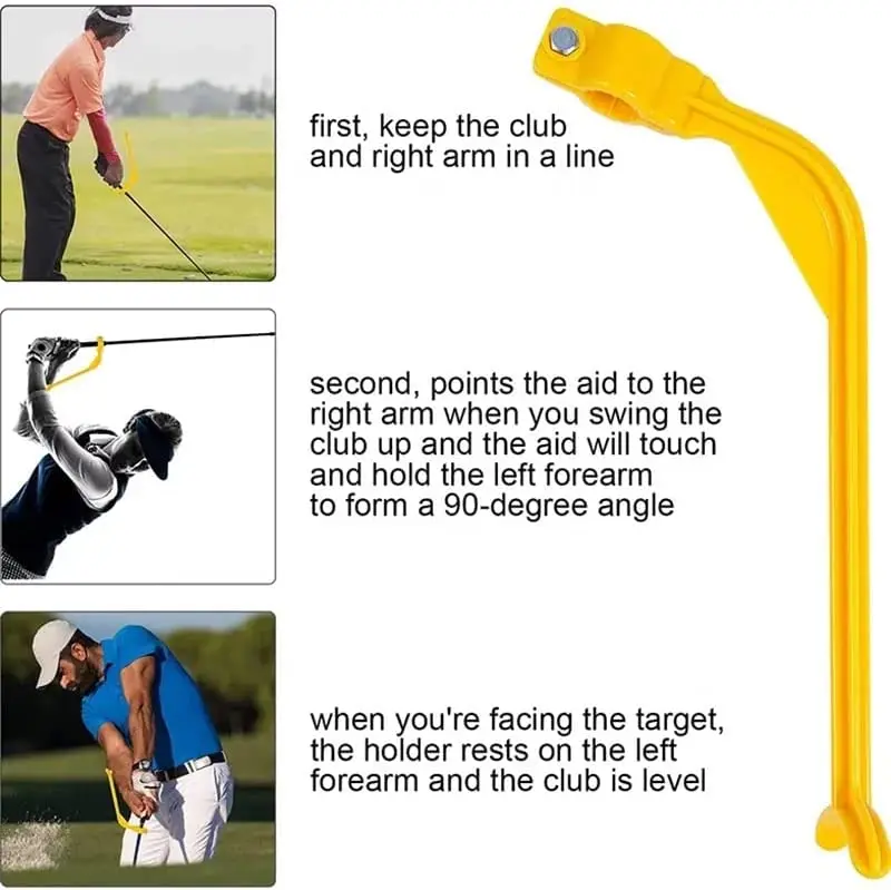 Golf Swing Trainer Beginner Gesture Alignment practice Guide Golf Clubs Gesture Correct Wrist Training Aid Aids Gift For Golfers