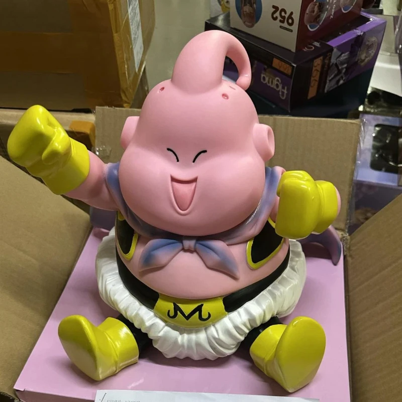 

Dragon Ball Majin Buu Large Gk Statue Sitting Action Figure Model Ornament Anime Collectible For Adult Collectors With Color Box