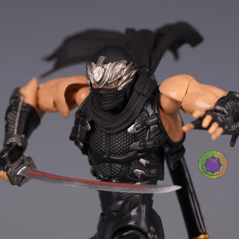 نسخة جديدة موافق من Kaiyodo Revoltech Yamaguchi Ninja Gaiden Aciton Figure Hayabusa Anime Figure Models Kit هدايا قابلة للجمع مخصصة #5