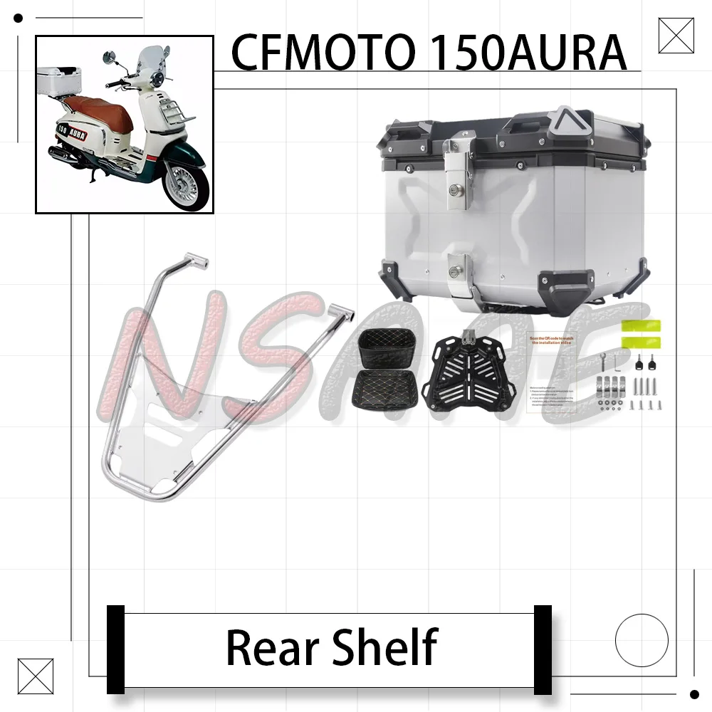 

New For CFMOTO 150AURA AURA150 150 AURA Motorcycle Original Tail Rack Rear Rack Tail Box Rack Trunk Fit CF150AURA