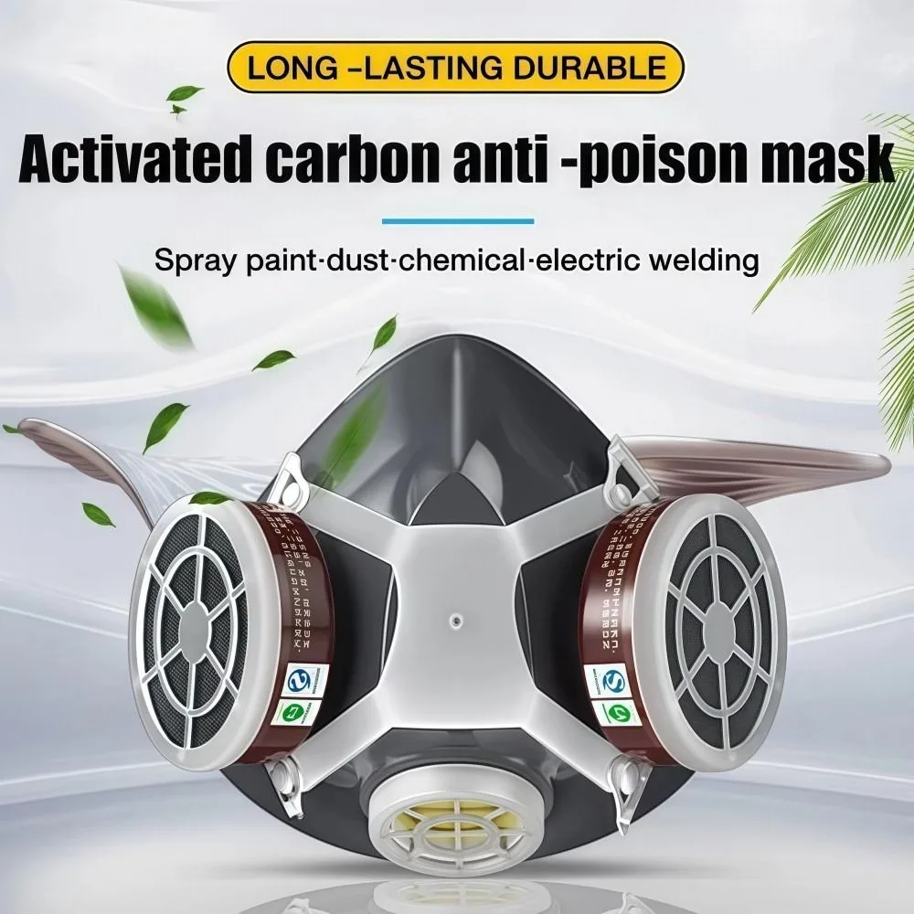 

Filter Sponge 3m 2in1 Gas Mask 6502-7 Anti-odor Dust Mask 100% Breathable Anti-hazard Welding Helmet Effective Filtration