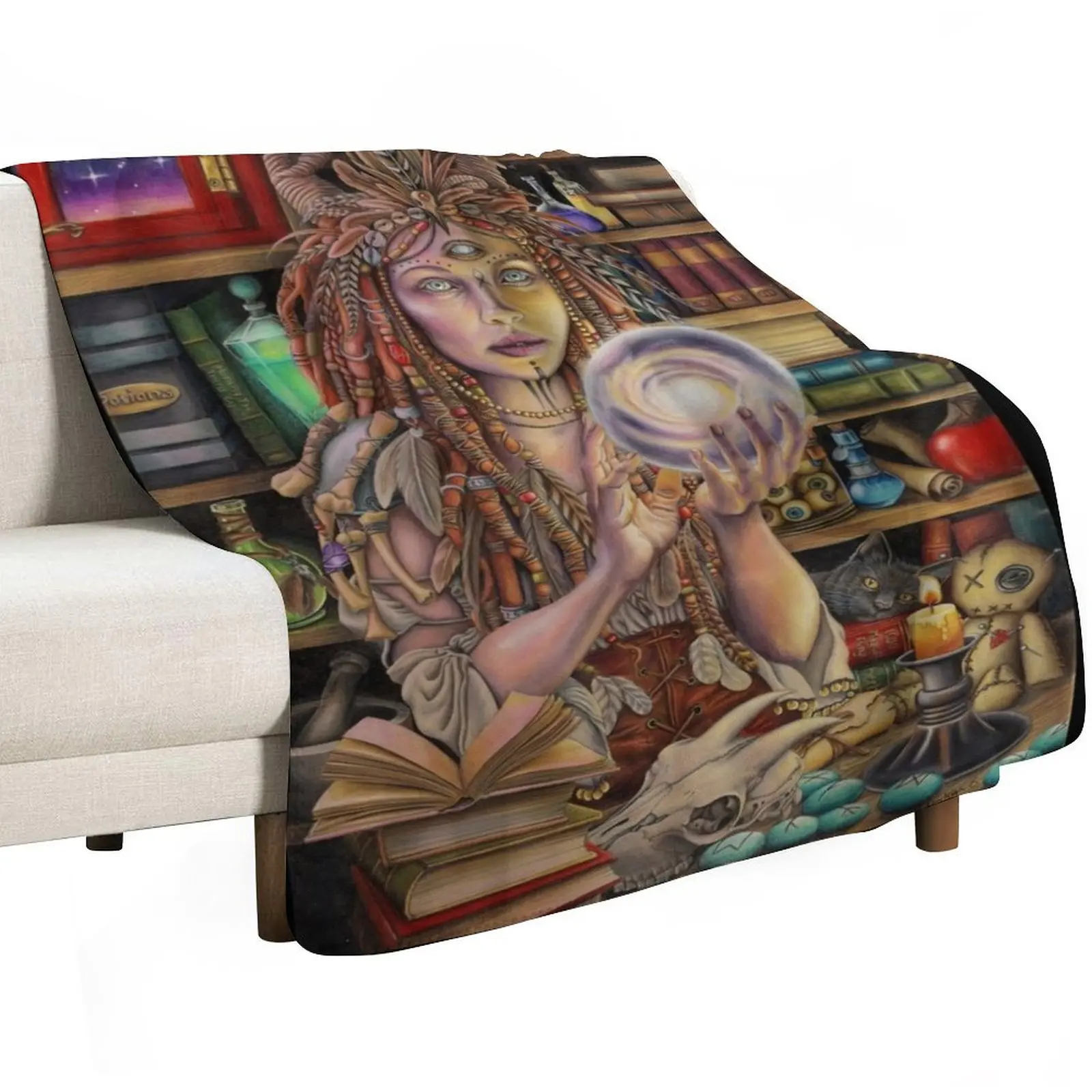 The Seer Throw Blanket Soft Comfort Blanket for Reading Watching TV