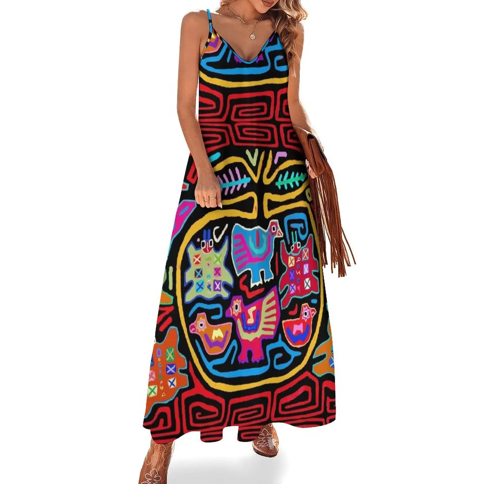 

Panama Mola Chicken Play Mat Sleeveless Dress women's summer dresses 2025 evening dresses women