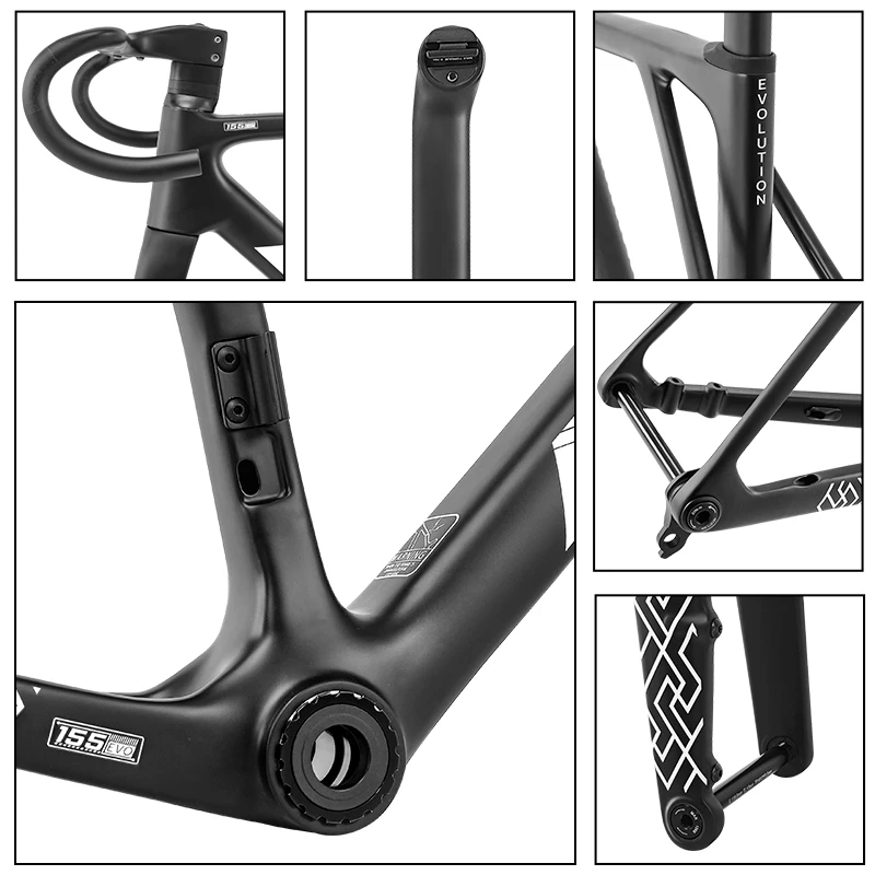 BXT 2025 New T1000 Carbon Road Bike Frame Carbon Fibre Road Frame