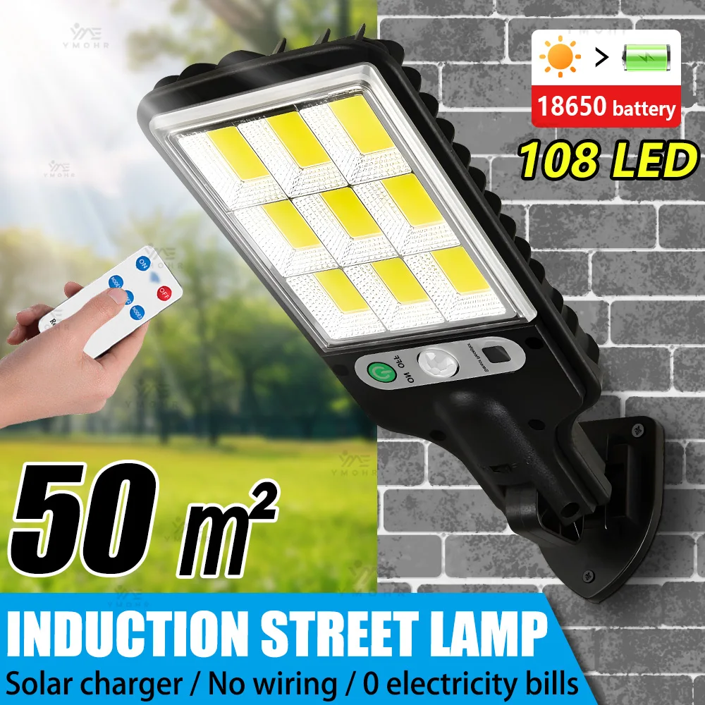 LED Solar Light Outdoor IP65Waterproof Solar LED Outdoor Lighting Garden Wall Lamp Exterior Solar Lamps with Motion Sensor Light