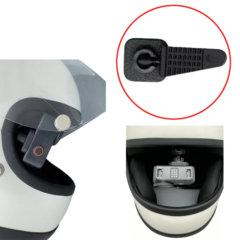 1 Stück für DJI Osmo Nano Kamera 360 °   Rotierende Helmhalterung mit Kugelgelenk, Neigungsverstellung, POV-Aufnahme, Magnetische Befestigungshalterung