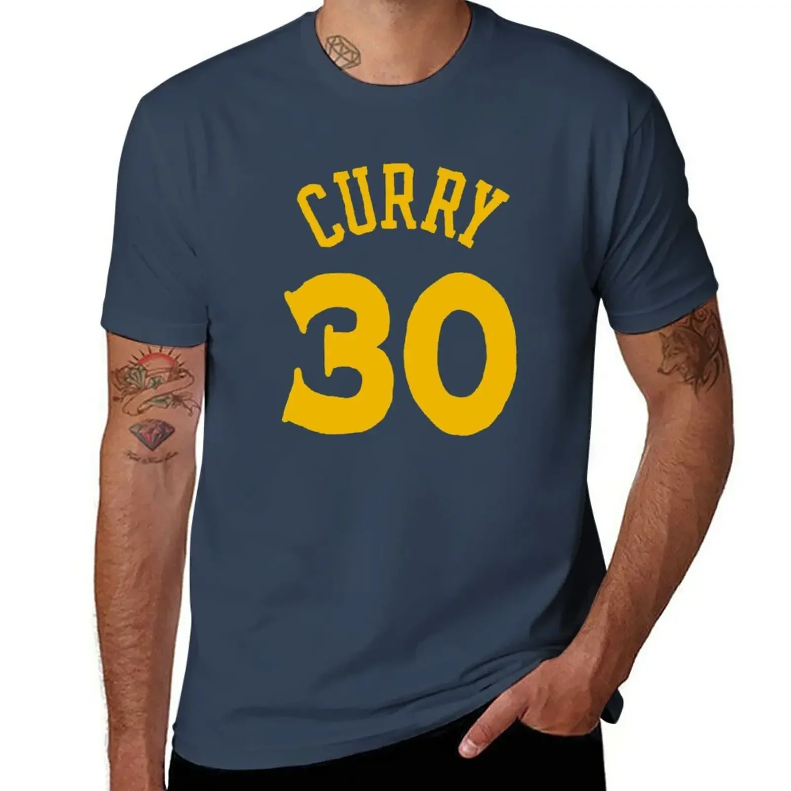 Stephan Curry dos homens t-shirt, roupas Hippie, Designer T Shirt, tamanhos personalizáveis