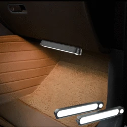 Universal For Floor Trunk Hood USB Rechargeable Automatic Induction Light Bar Magnetic Maual Sensing Mode Lamp Car Sensor Light