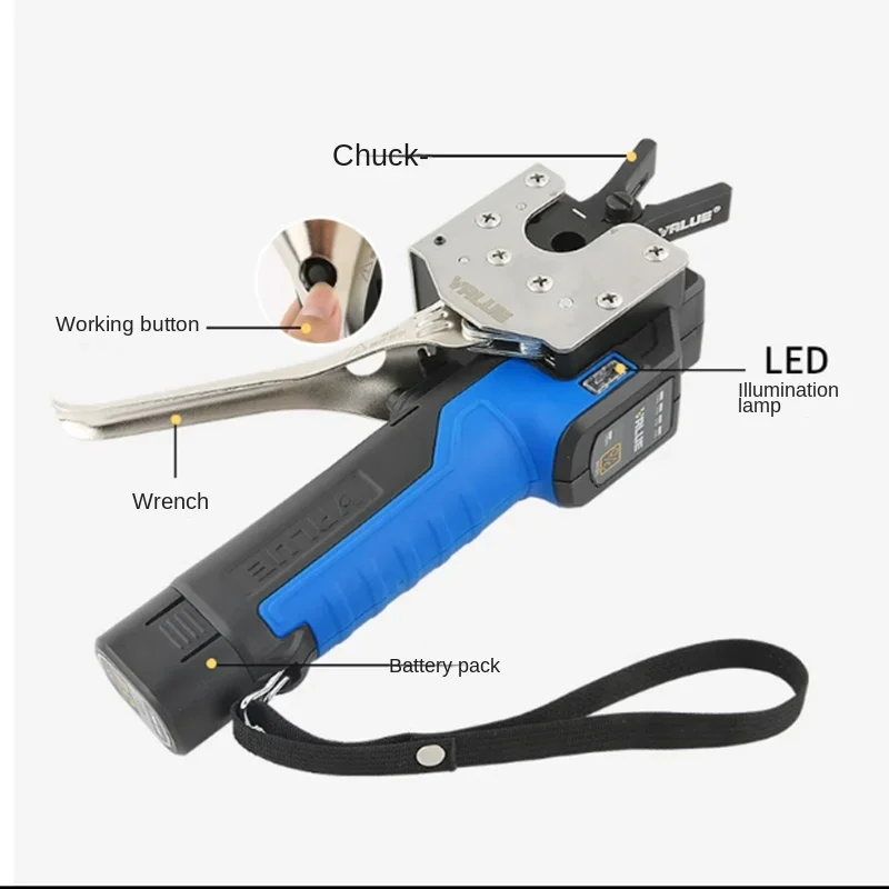 Koperen Buis Elektrische Expander Automatische Expander Flakkeren Gereedschap Elektrische Koperen Buis Oplaadbare Expander VEF-1