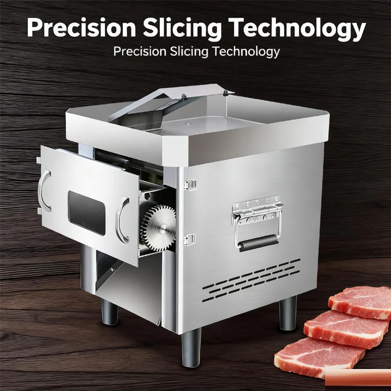 Коммерческая электрическая мясорубка, овощерезка, измельчитель, 2200 Вт, автоматическая машина для измельчения кубиками