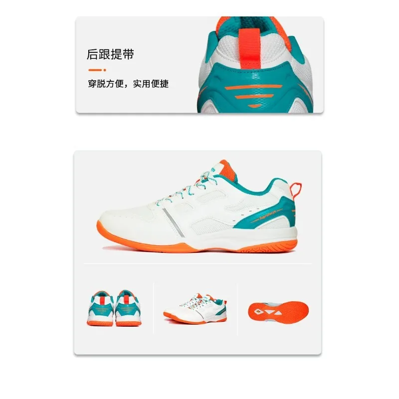 

Original Brand Unisex Professional Table Tennis Shoe Top Quality Wearable Badminton Gym Shoe Comfortable Badminton Trainers Shoe