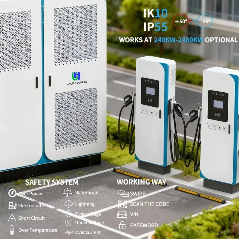 Customized  Split-type Ultra-fast DC Charging Station 60kw 120kw 180kw 220kw 48kw
