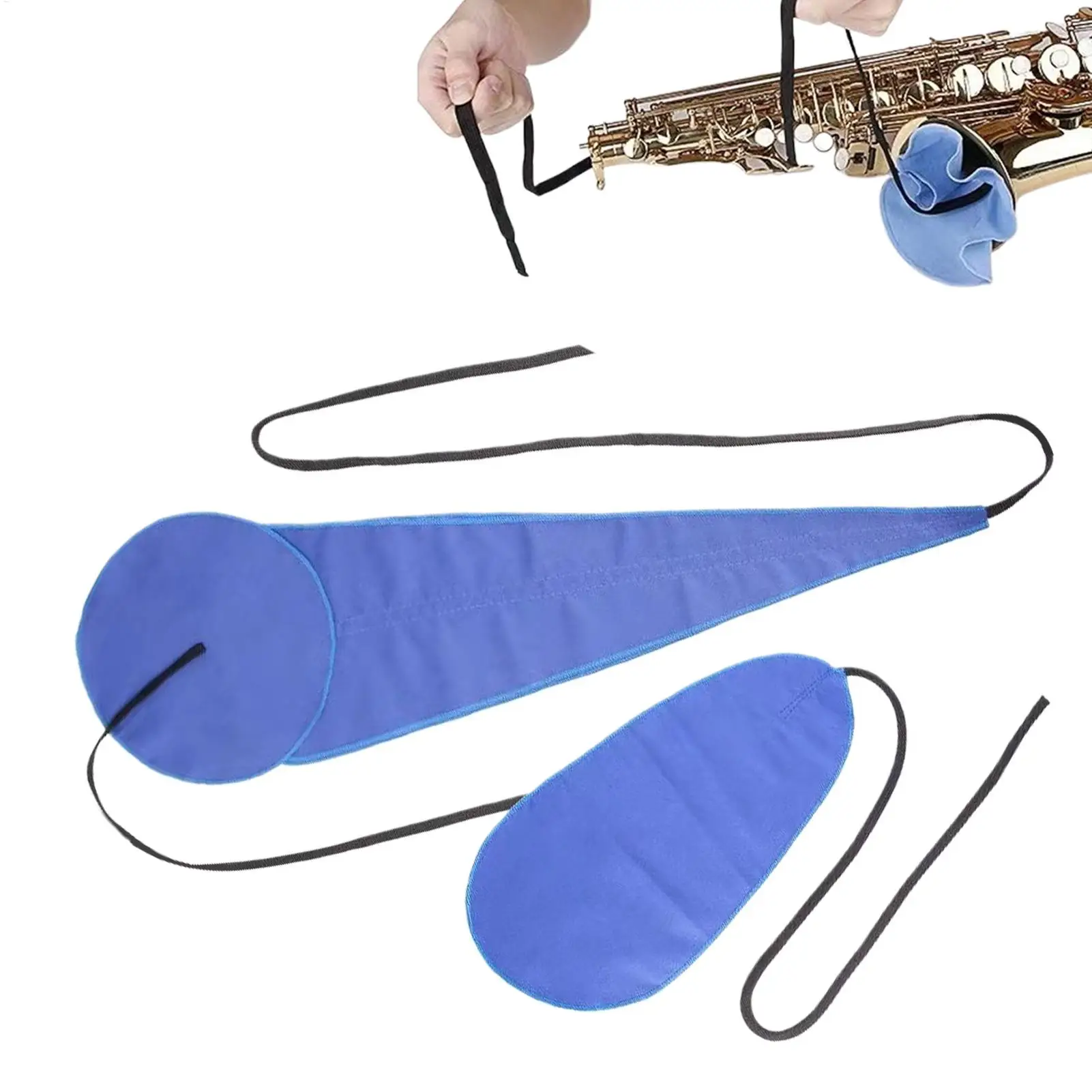 Paño de Limpieza para Saxofón, 2 Piezas, Herramientas de Mantenimiento para Saxofón y Clarinete, para Músicos, Estudiantes, Bandas Escolares y Clases de Música