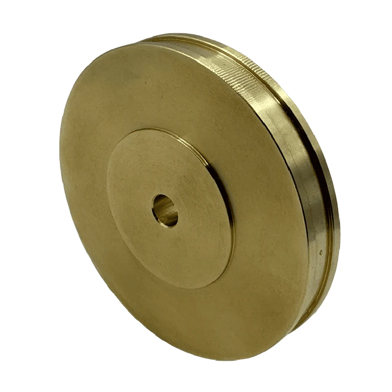 

OEM металлические фрезерованные токарные детали с ЧПУ, услуги по индивидуальной обработке, прецизионный шкив ГРМ, обработанный латунь