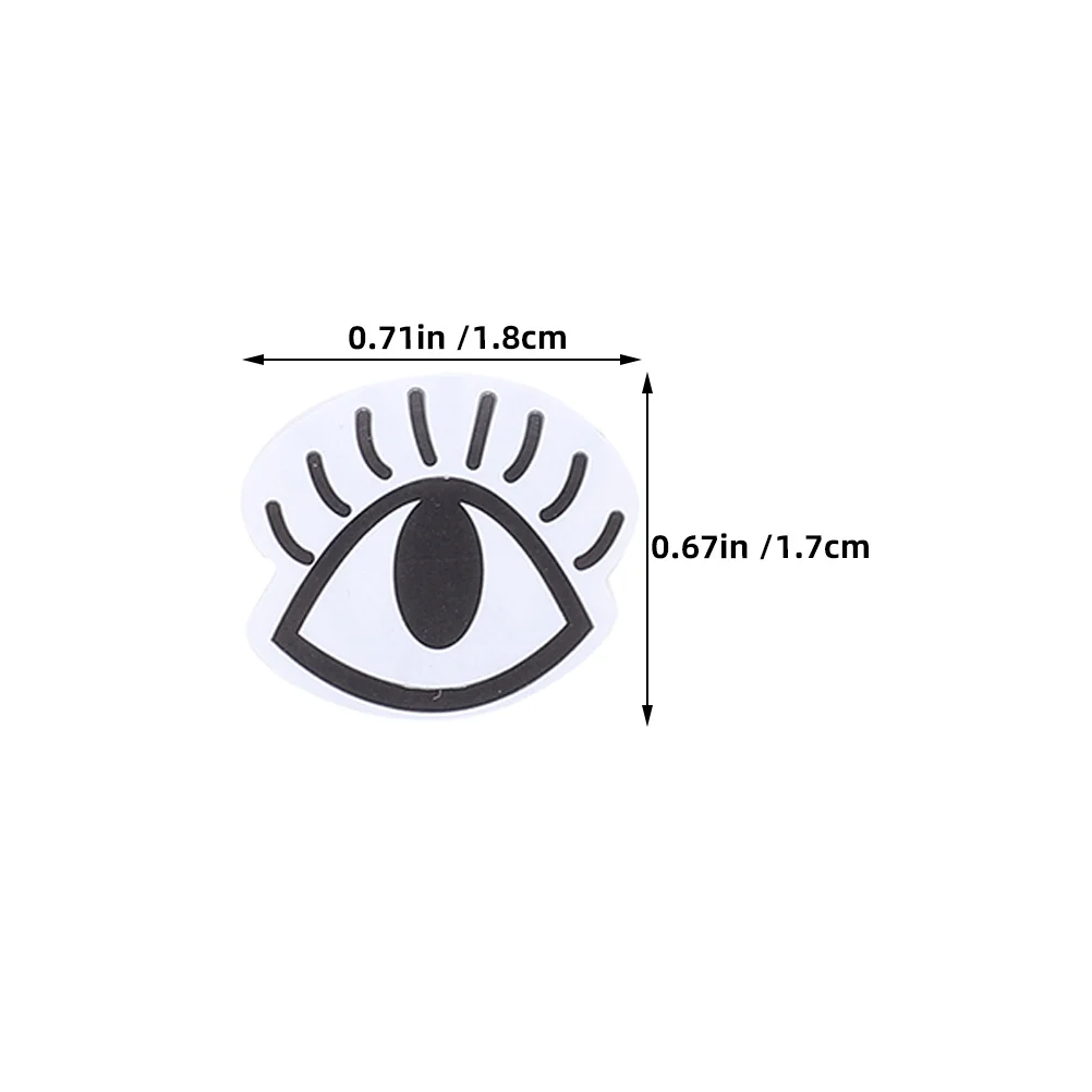 2 لفات من ملصقات عيون الكرتون الإبداعية ذاتية اللصق عيون جوجلي للأطفال DIY الحرف اليدوية ملصقات مقلة العين الممتعة للأطفال في المدرسة