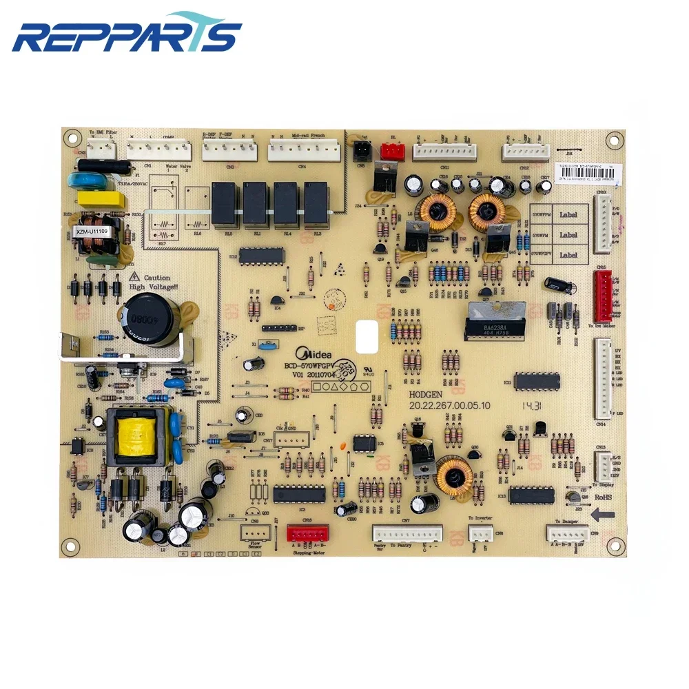 

Новая печатная плата BCD-570WFGPV-C 50230101003 Плата управления B для Midea, материнская плата холодильника, детали морозильной камеры